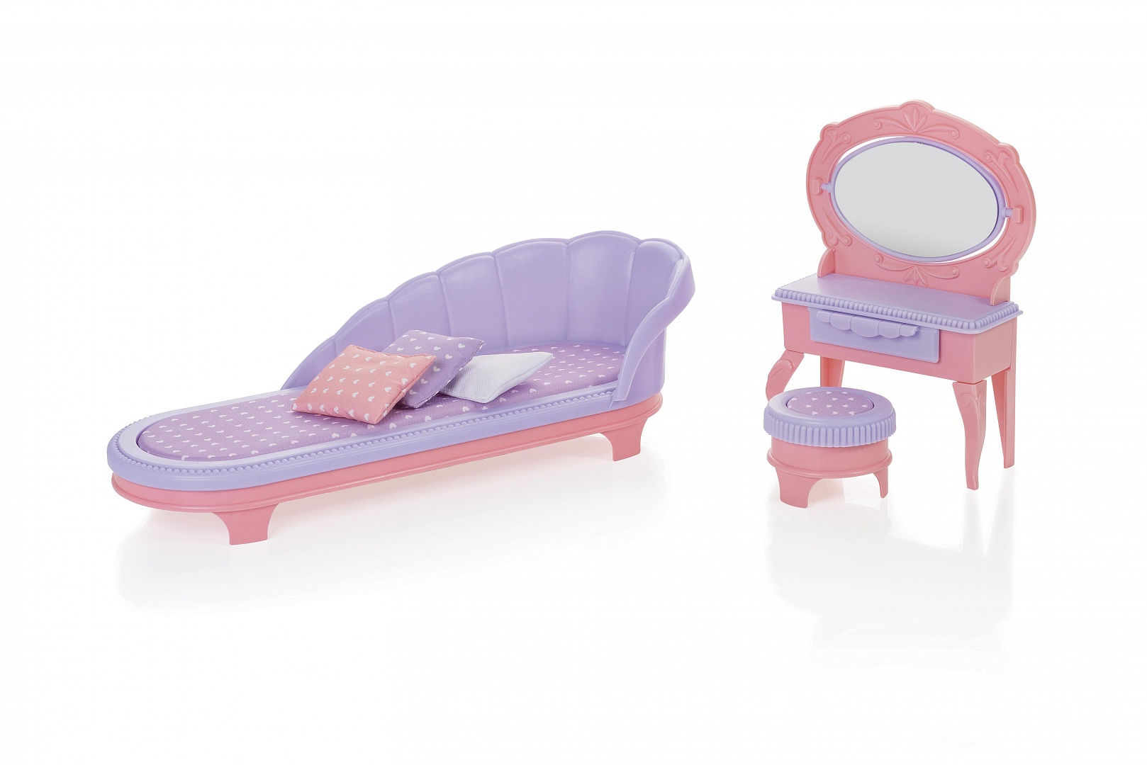 Мебель Будуар Маленькая принцесса розовы С-1460 Огонек /6/ (Фото 1)