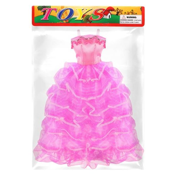 Платье для куклы 29 см  Роза, пакет