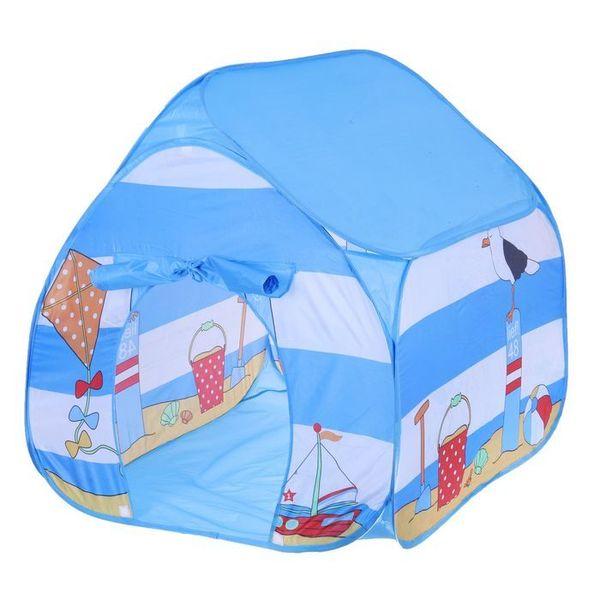 Палатка детская игровая Морской домик, цвет голубой 113787