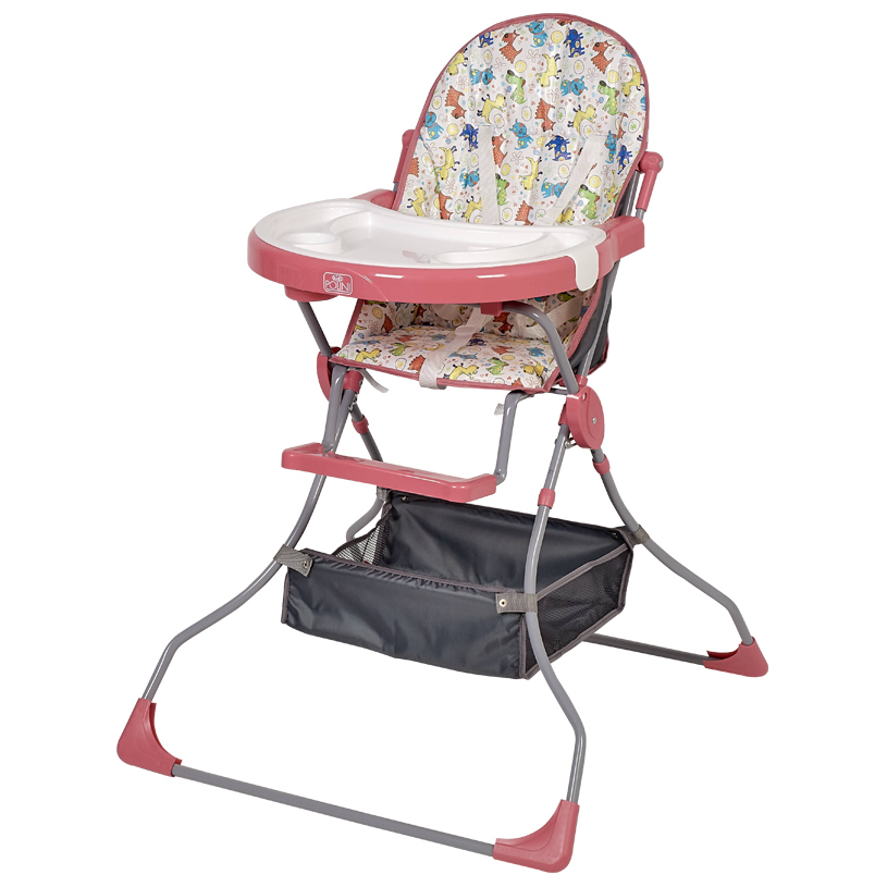 Стульчик для кормления Polini kids 252 Собачки, розовый