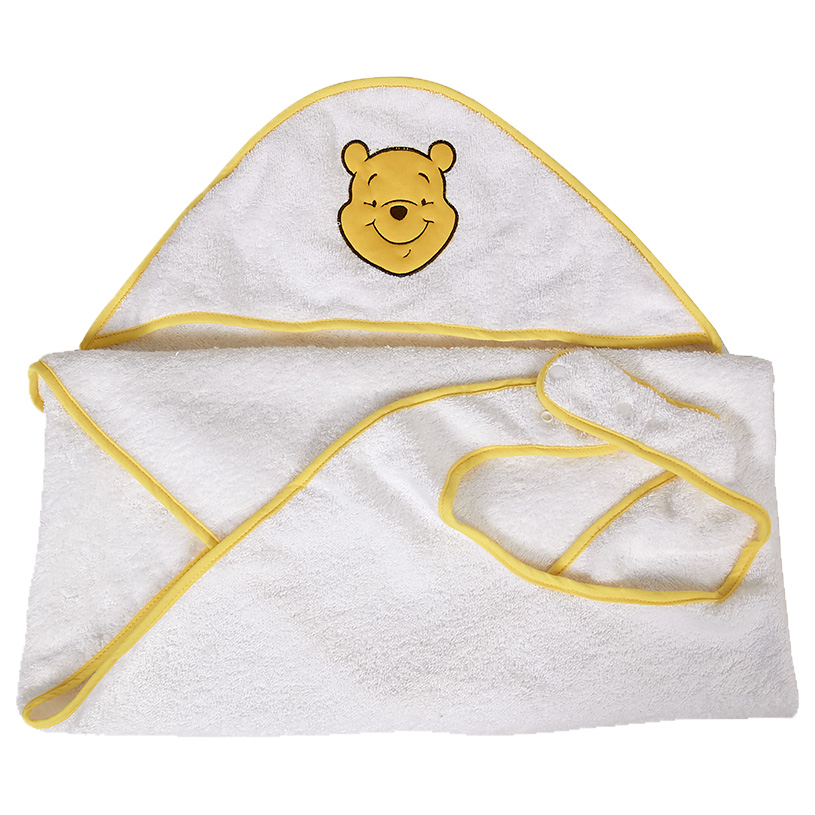 Полотенце-фартук c вышивкой Polini kids Disney baby Медвежонок Винни Чудесный день, 2 предмета, желт (Вид 1)