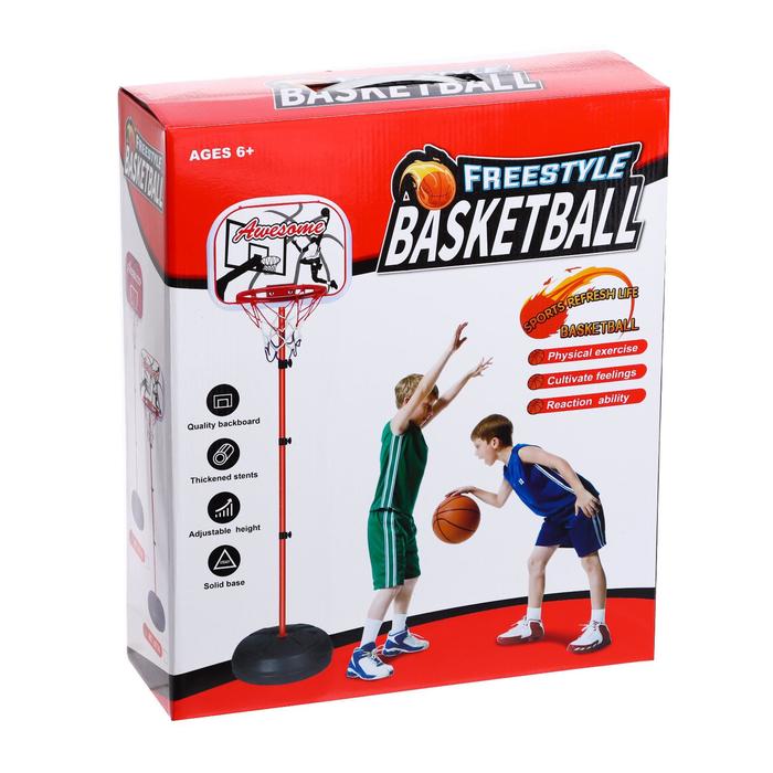 Набор для игры в баскетбол Фристайл, высота от 80 до 200 см   6911850 (Вид 5)