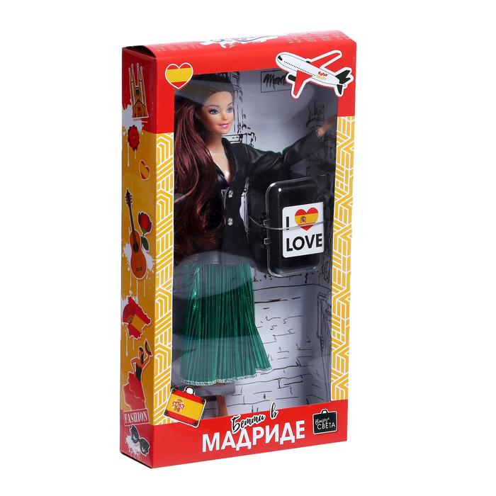 HAPPY VALLEY Кукла с чемоданом Бэтти в Мадриде, серия Вокруг света SL-05308   5526582 (Вид 3)