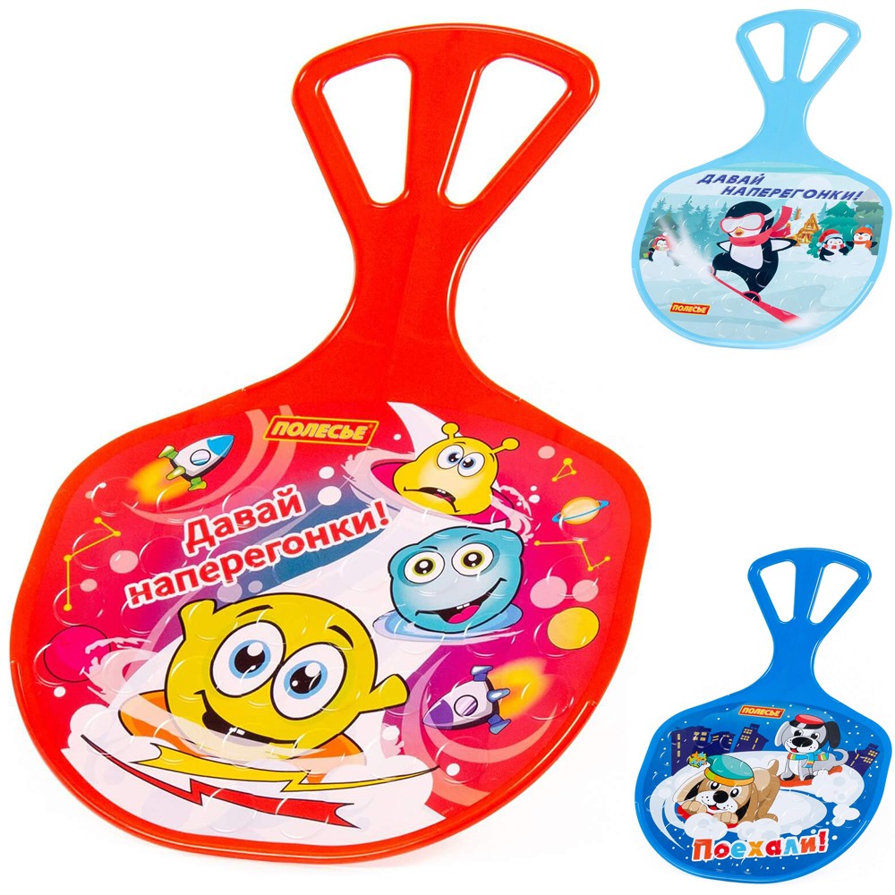 арт 96616, Санки Ледянка №3 с наклейкой V2