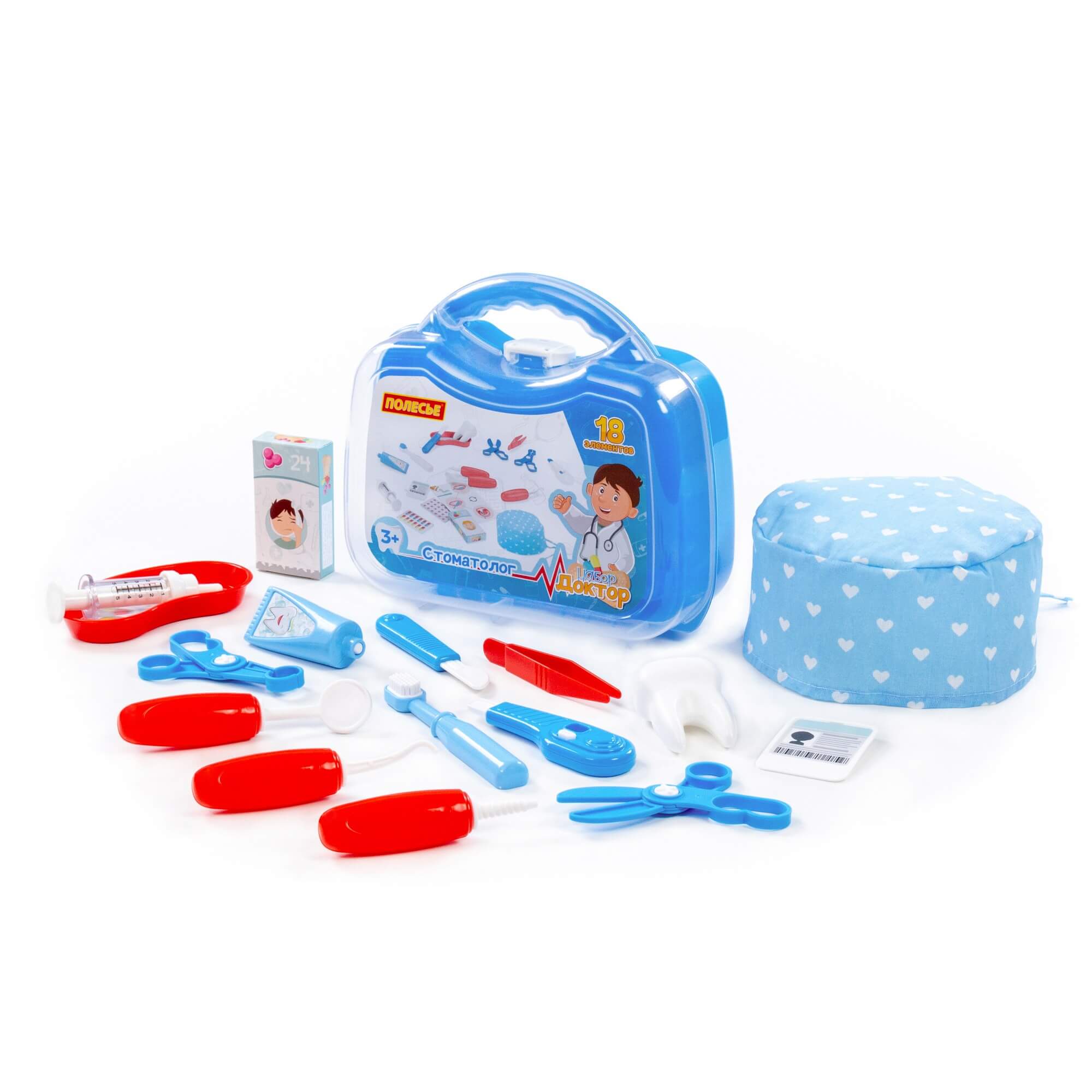 арт 74956, Набор Доктор №22 Стоматолог (18 элементов) (в чемоданчике малом) (Вид 4)