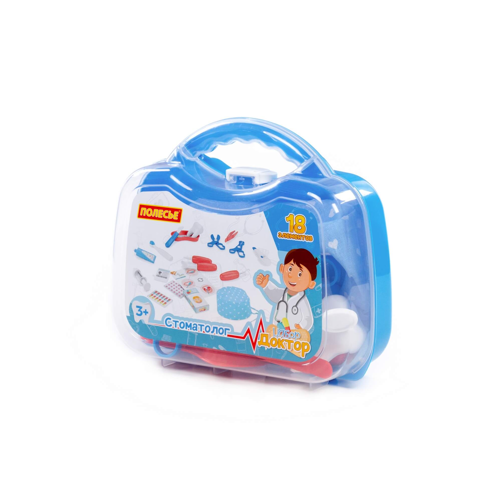 арт 74956, Набор Доктор №22 Стоматолог (18 элементов) (в чемоданчике малом)