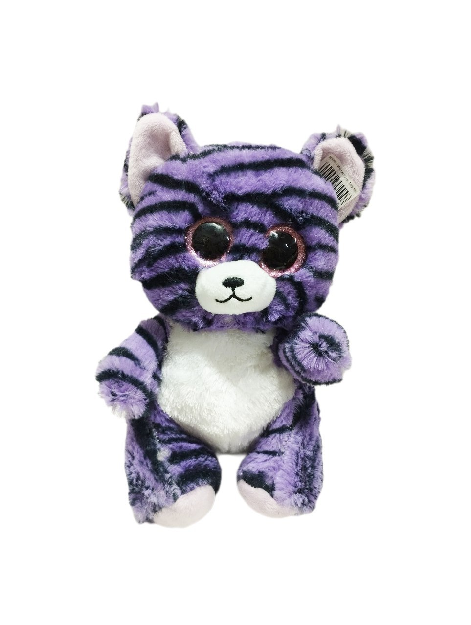 Мягкая игрушка глазастик 20 см. Тигр фиолетовый