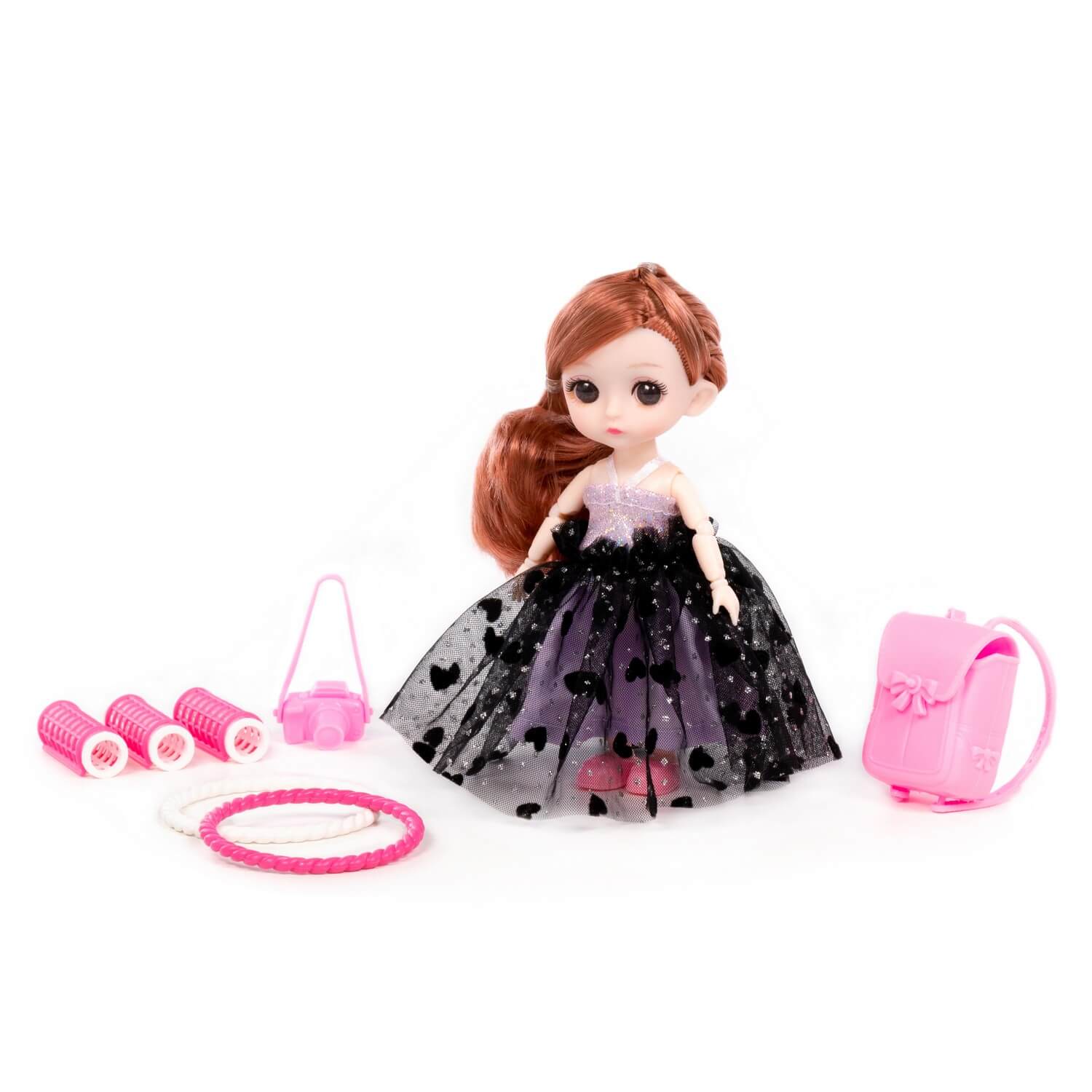 арт 03267, Кукла Маша (16 см) у парикмахера + аксессуары (7 элементов) (в коробке №2) (Вид 2)