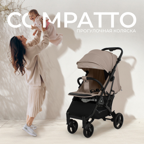 Прогулочная коляска Sweet Baby Compatto Beige