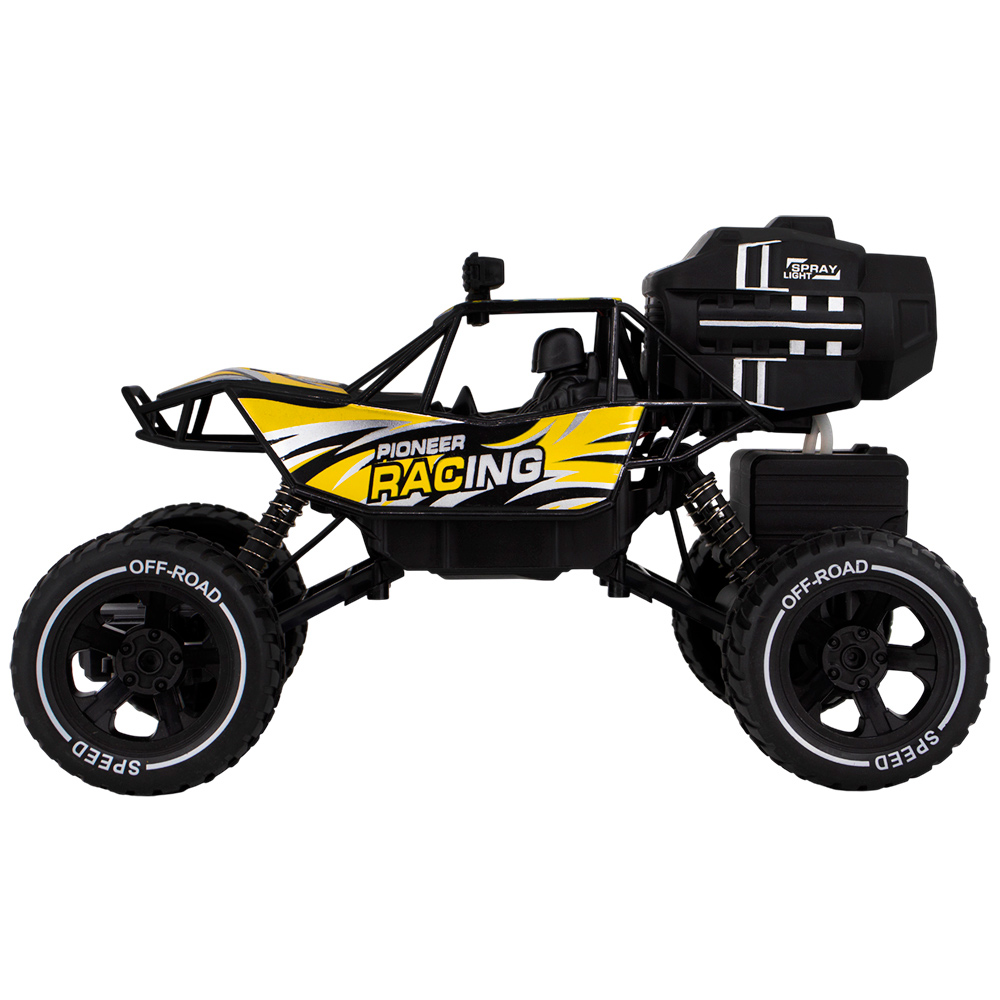 Машина на радиоуправлении Young Racer MK338-36 Вездеход, пускают мыльные пузыри, желтый в коробке (Вид 2)