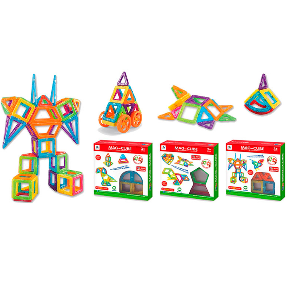 Конструктор магнитный 0261B 20 деталей в кор.