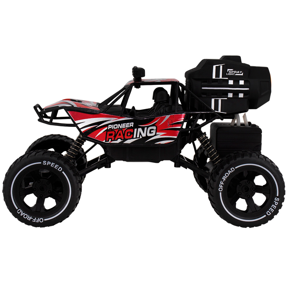 Машина на радиоуправлении Young Racer MK338-36 Вездеход, пускает мыльные пузыри, красный в коробке (Вид 2)