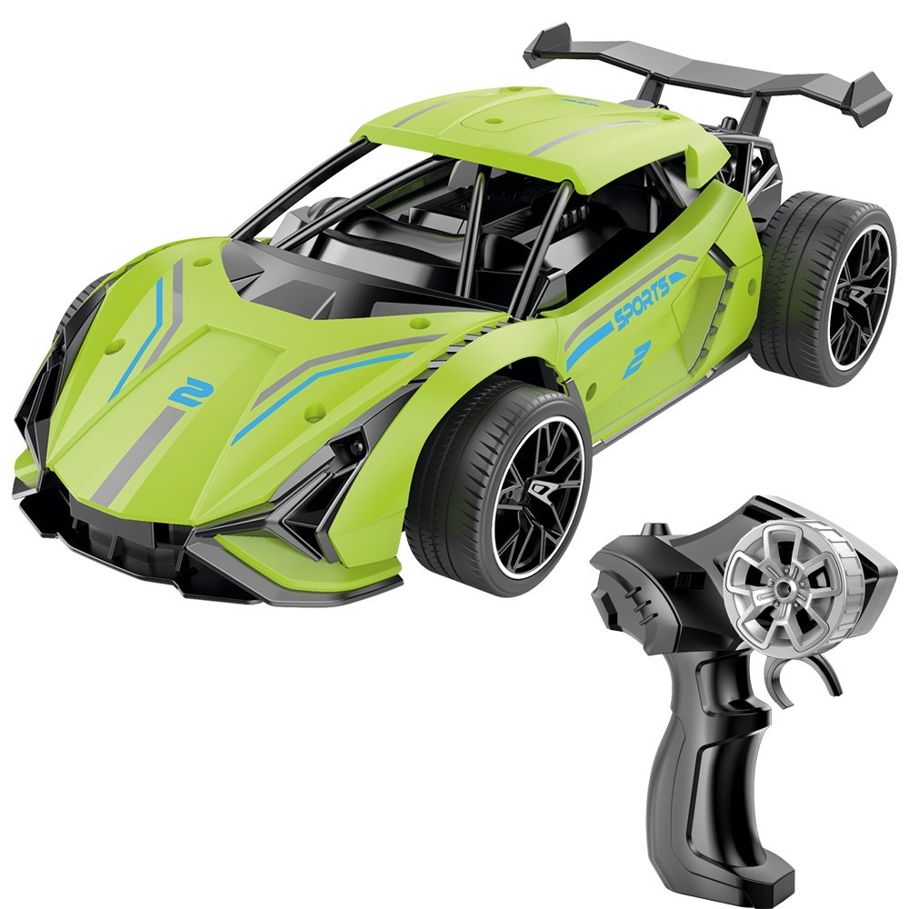 Машина на радиоуправлении Young Racer YS666-772PA Спортивная зеленый в коробке (Вид 3)