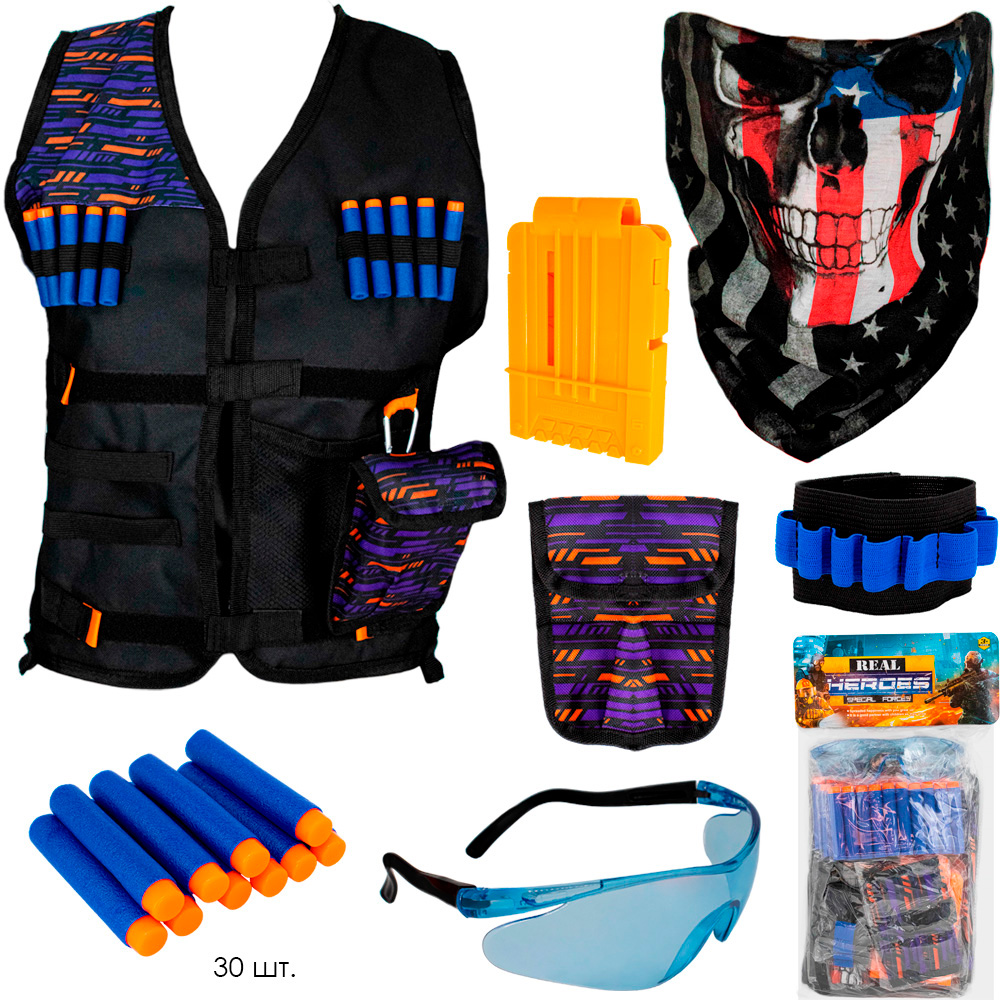 Набор Военный 77777 с жилетом в пакете