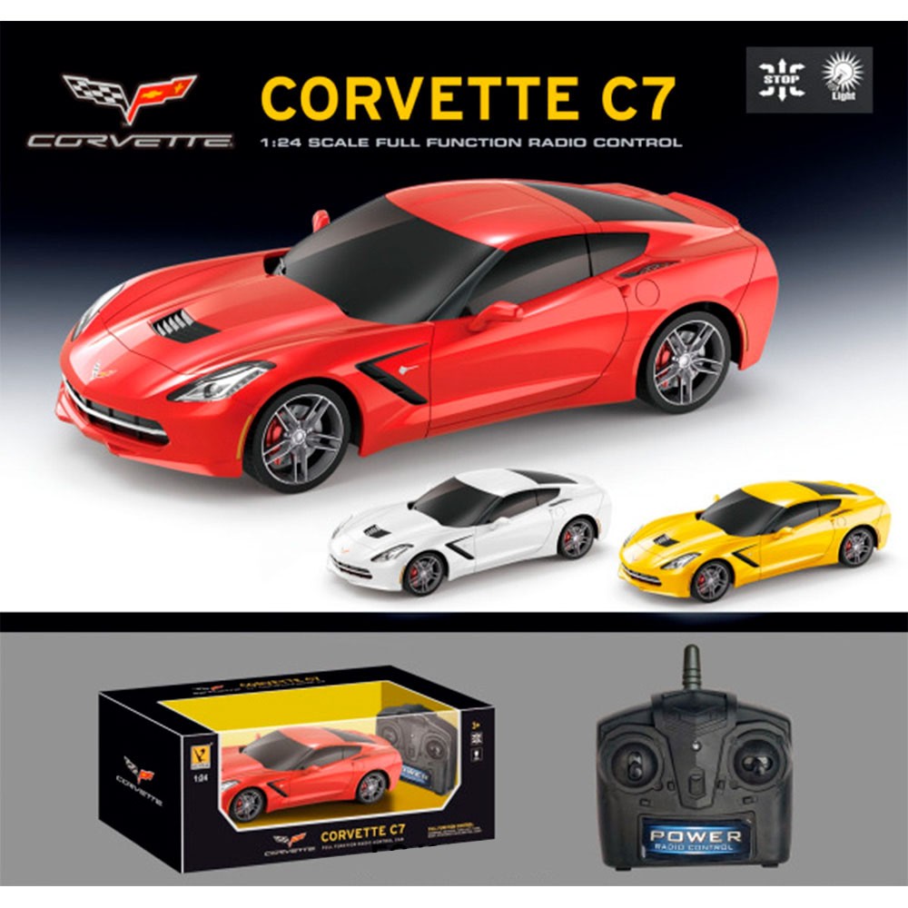 Машина радиоуправлении GK 866-2429S Corvette C7 в кор.