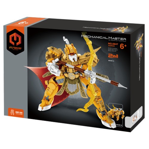 Конструктор 6847 Герой 2 в 1 344 дет. в коробке