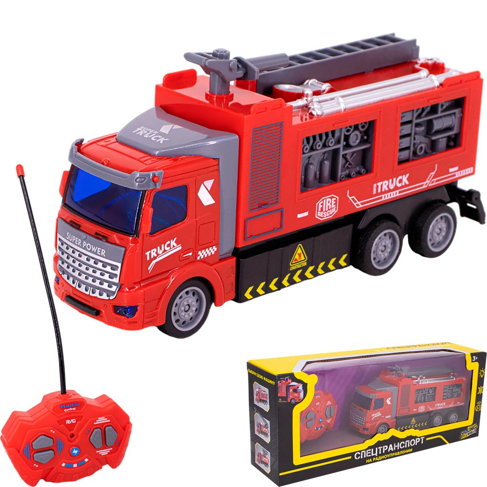 Машина радиоуправлении Young Racer YSHT005A Пожарная в кор.