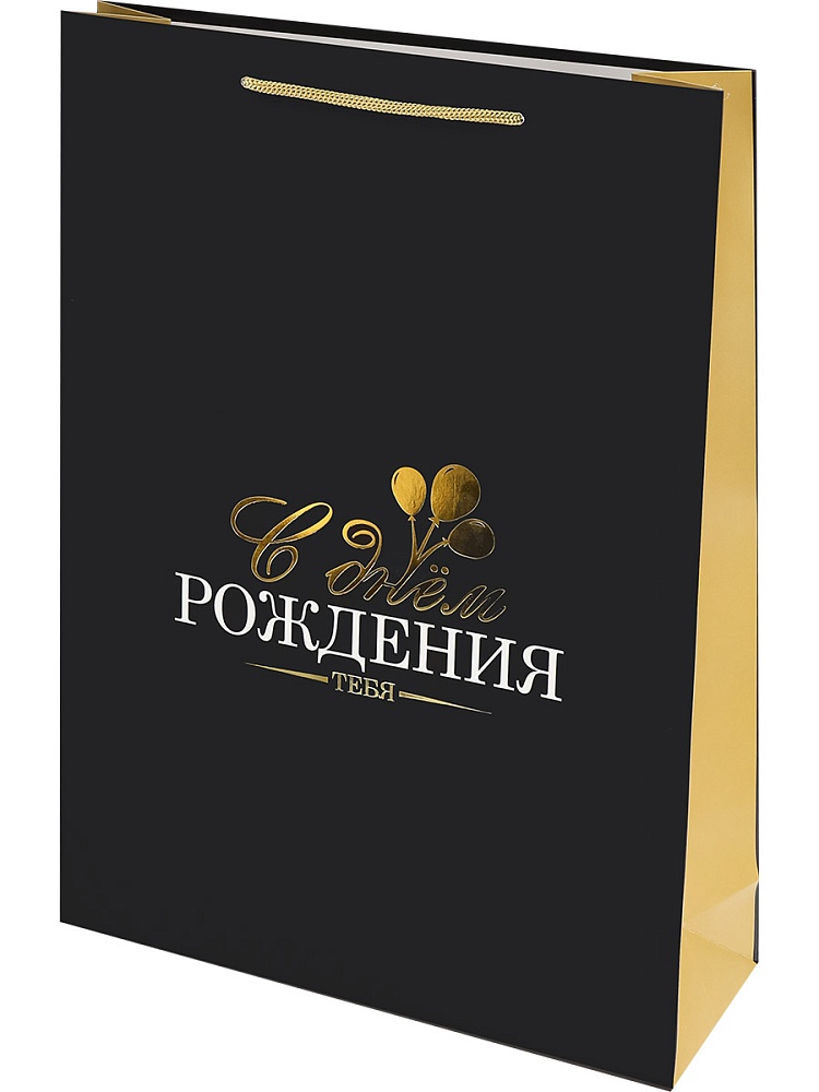 Dream cards Пакет подар. с мат.лам. и зол.тис.32,4*44,5*10,2см(XL),Happy Day,собс.раз.190г ПКП-2175