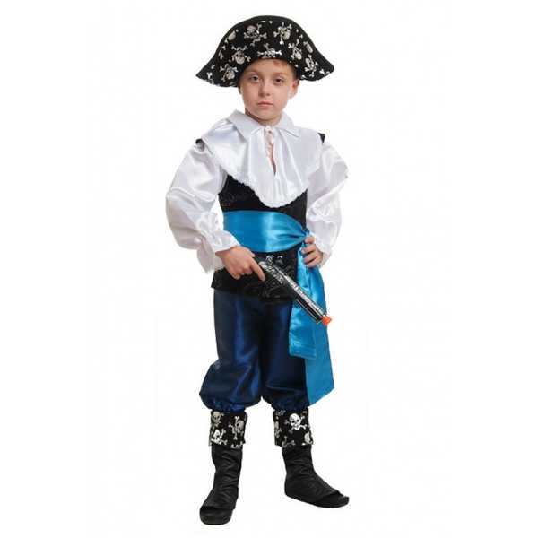Капитан Флинт (р-р 30, 4-6 лет; комплект: шляпа, камзол-рубаха, пояс, штаны, сапоги, мушкет)