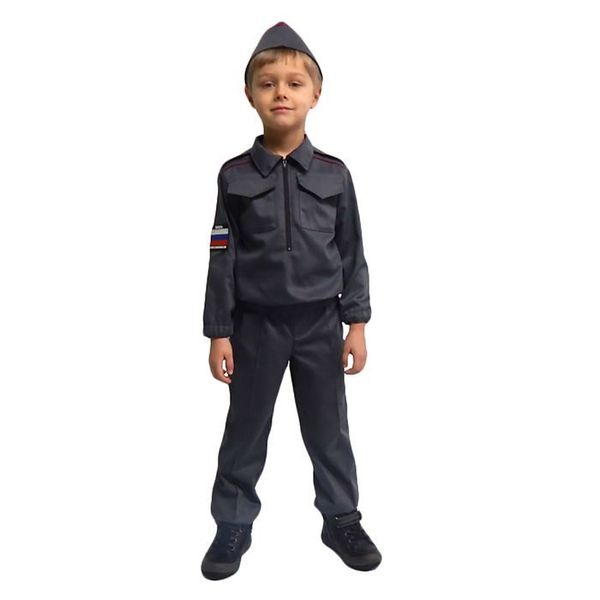 5708 Карнавальный костюм Полицейский ( Куртка, брюки, пилотка)  р.30