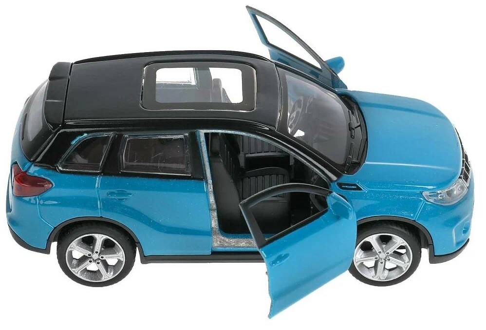 Машина металл SUZUKI VITARA S 2015 12 см, двери, багаж, инерц, СИНИЙ, кор. Технопарк в кор.2*36шт (Вид 3)