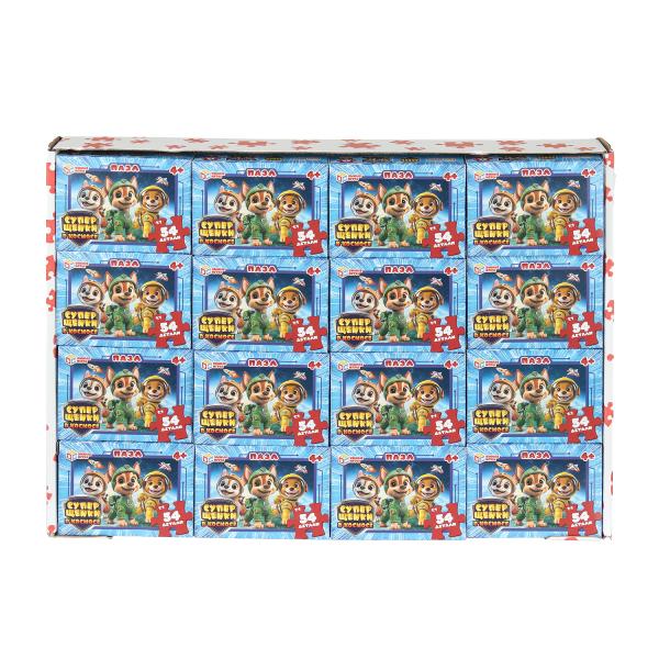 Суперщенки в космосе. Пазлы в коробке 54 детали. 90х65х25 мм. Умные игры 4630395043144