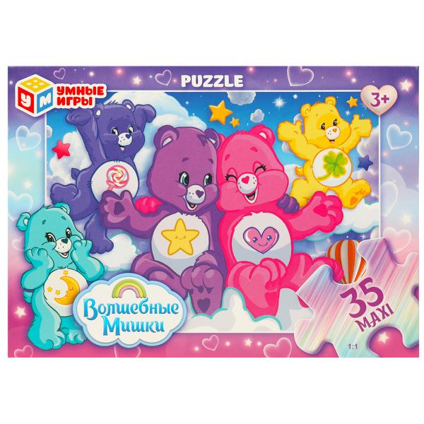 Волшебные мишки. Макси-пазлы в коробке. 35 деталей. 180х127х35 мм. Умные игры 4660254419728