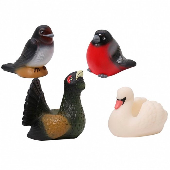Набор резиновых игрушек Изучаем птиц. Коллекция 1. В4068