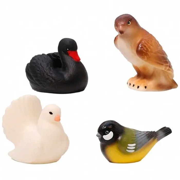 Набор резиновых игрушек Изучаем птиц. Коллекция 2. В4069 (Вид 1)