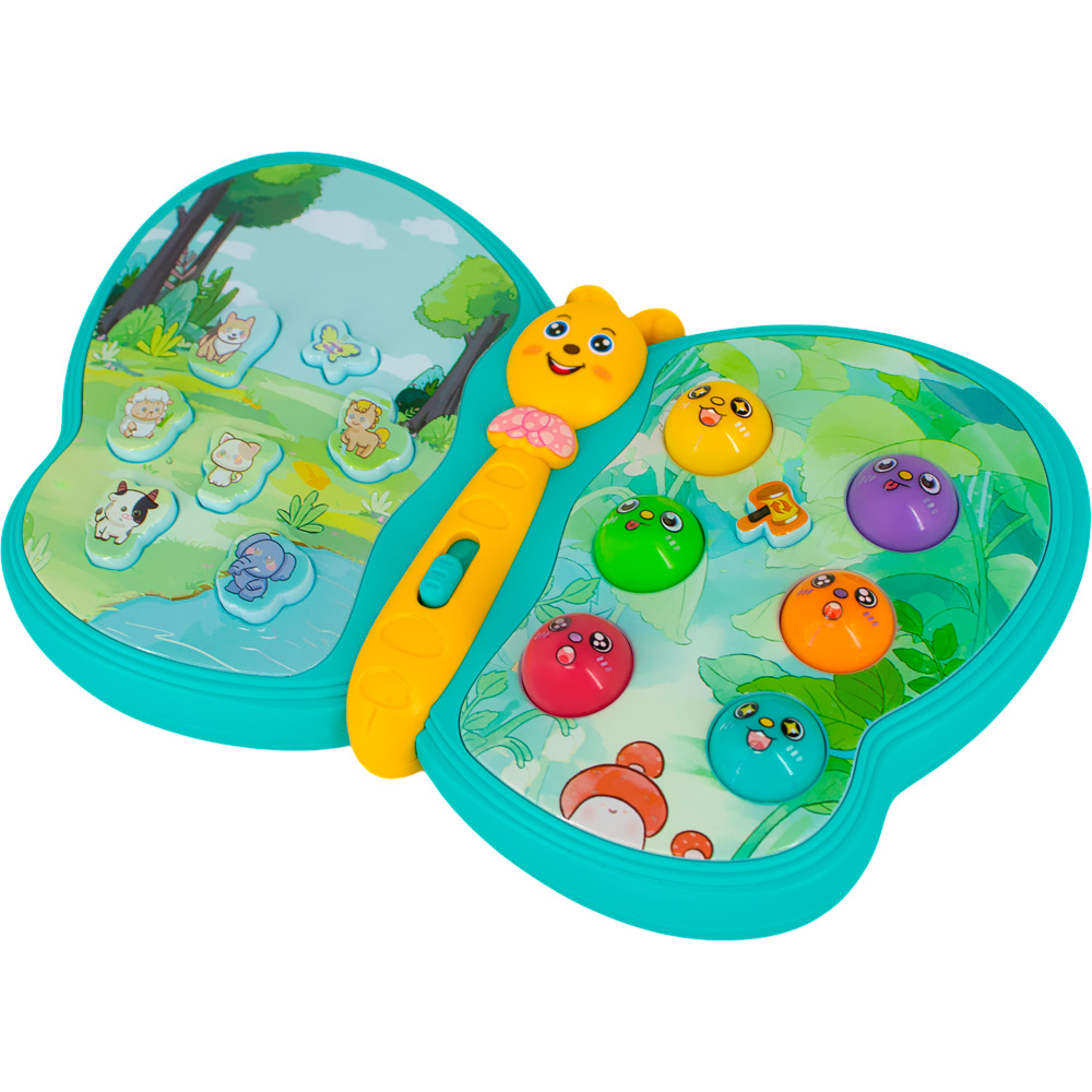 Развивающая игрушка Levatoys MK855-181D Бабочка зеленый в пак. (Вид 2)