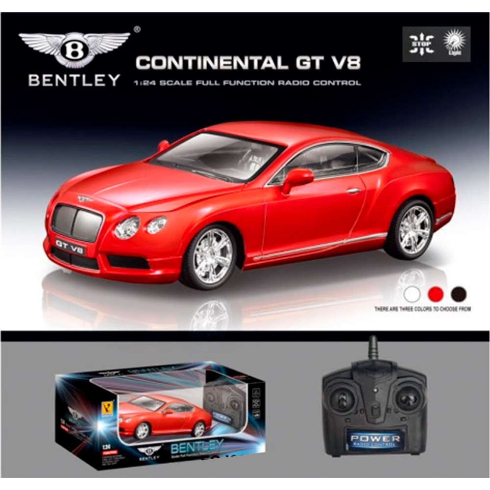 Машина радиоуправлении GK 866-2427S Bentley Continental GT V8 в кор.
