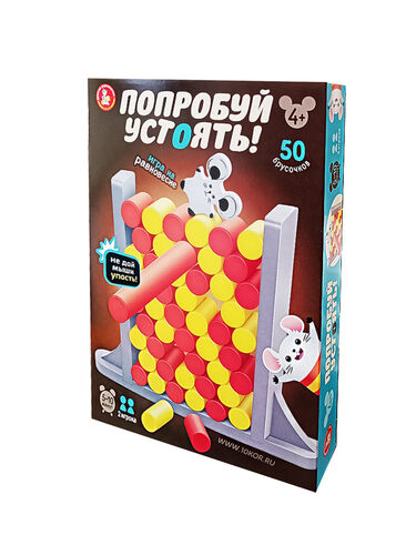 Игра настольная Попробуй устоять арт.04762