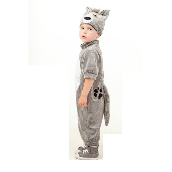 913 к-17 Карнавальный костюм Волк ( комбинезон, шапка) размер 104-52