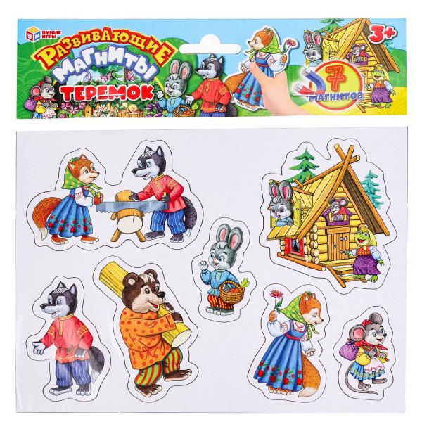Теремок.  Развивающая игра на магнитах. 210х240х5 мм. Умные игры 4660254466487
