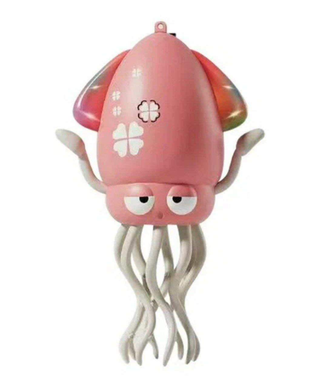 Танцующий кальмар озвучный с подсветкой арт.158-21С розовый