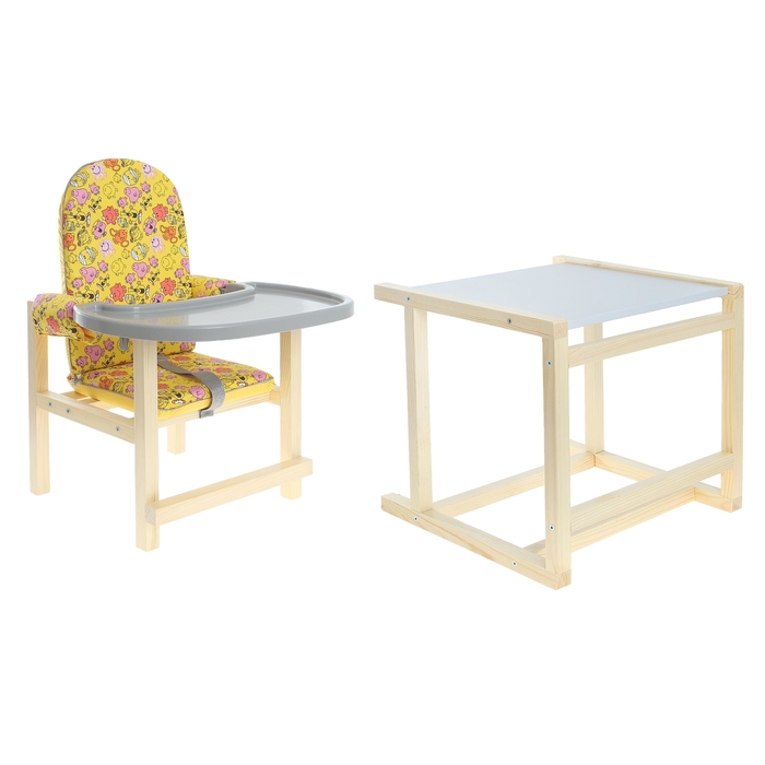 Стол-стул СТД 07 (пласт. столешница) желтый, шт (Вид 2)