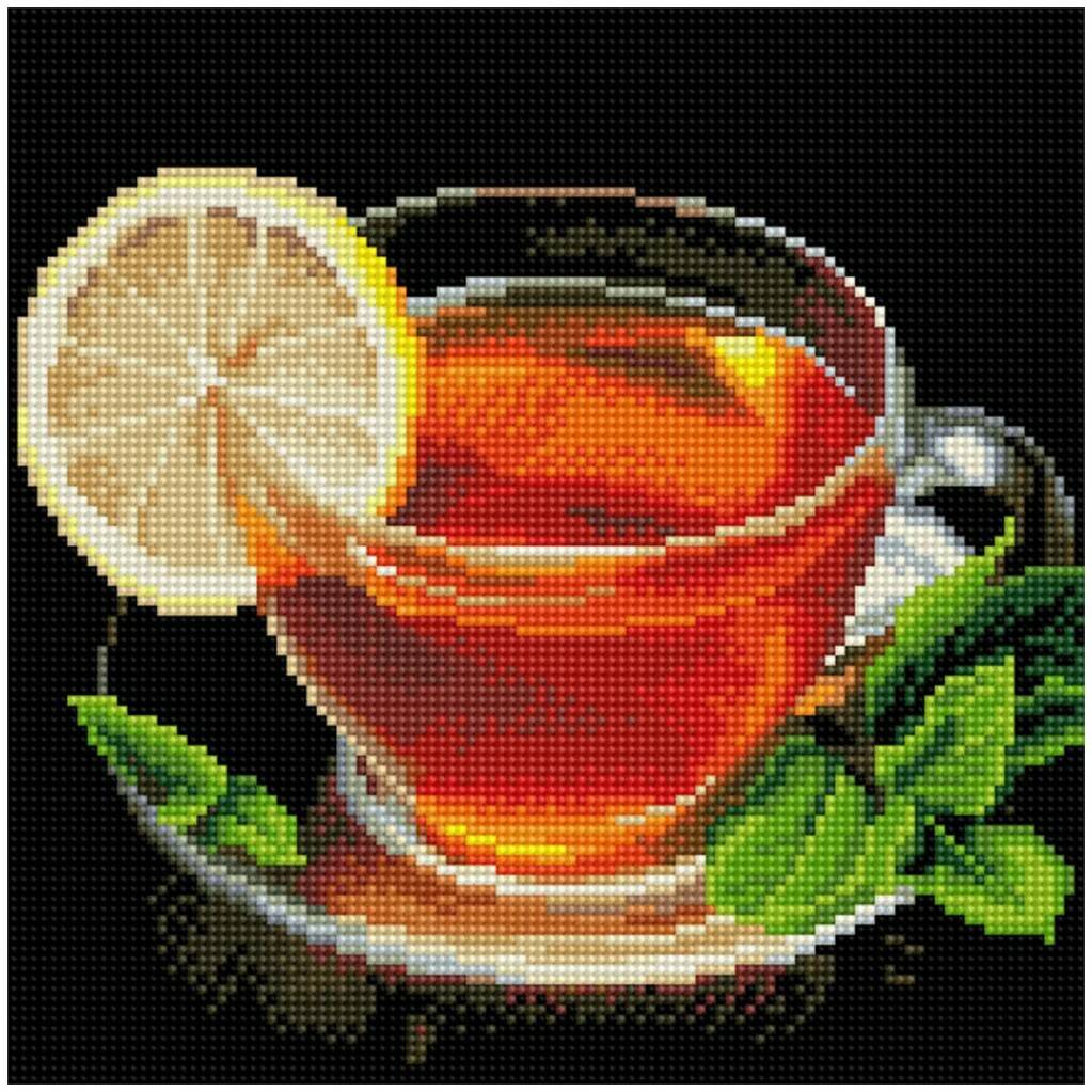 Набор ДТ Картина мозаикой Чай с лимоном 30*30 см KM0900 (Вид 2)
