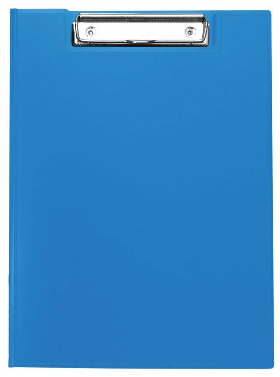 Папка-планшет с зажимом OfficeSpace А4, пластик, синий 245658 (Вид 1)