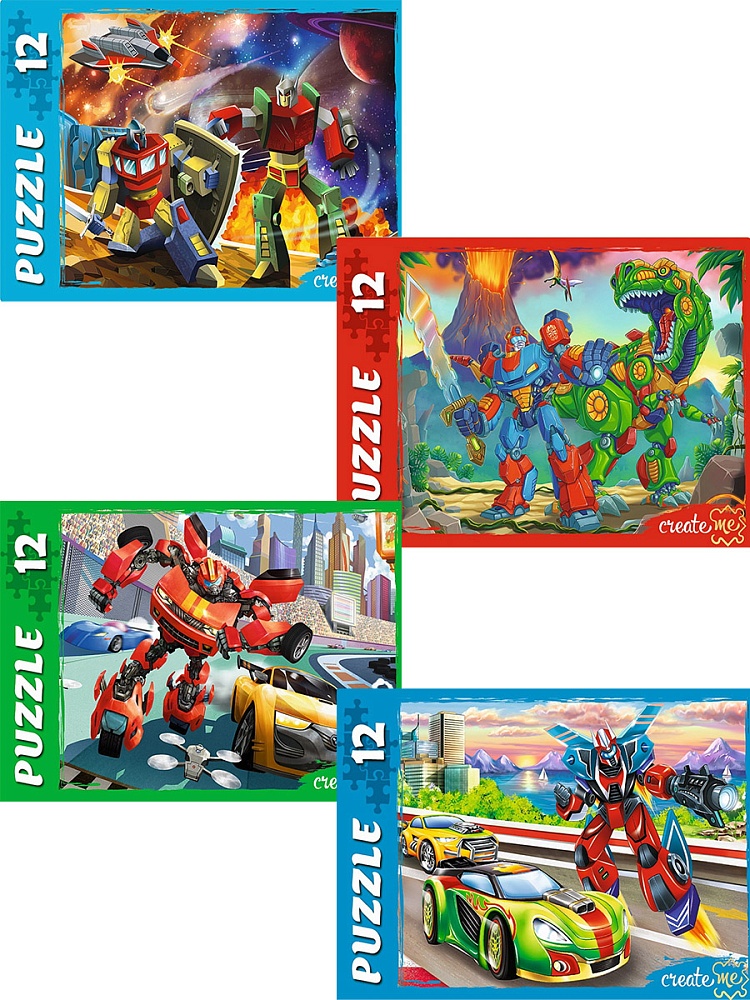 ПАЗЛЫ 12 элементов. МИР ТРАНСФОРМЕРОВ  №32 (Арт. П12-2545) кратно 32