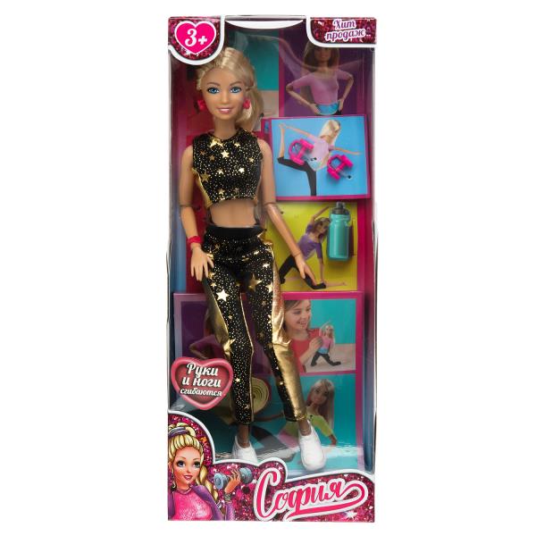 Кукла 29см София, руки и ноги сгиб., акс, кор КАРАПУЗ 66001S-14-S-BB