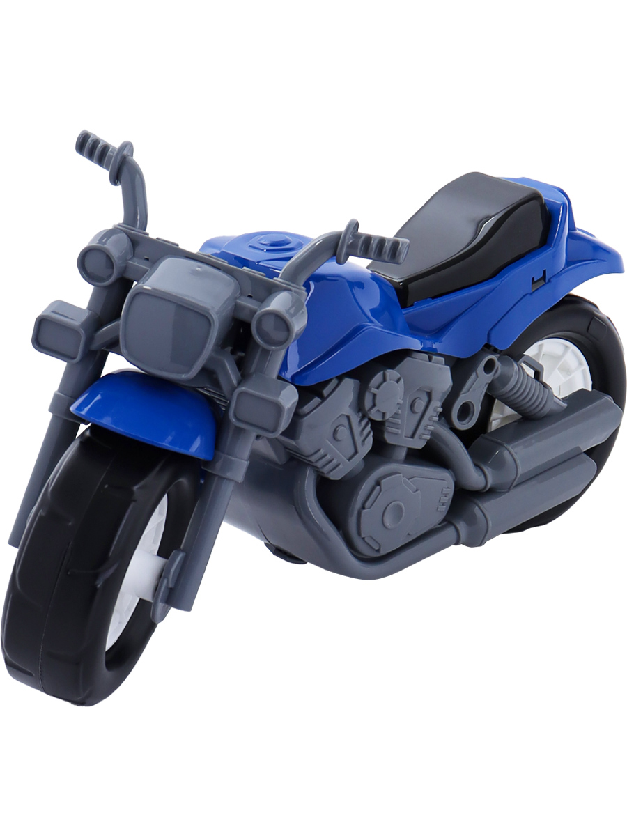 Мотоцикл Крузер Синий И-3402 (Вид 2)