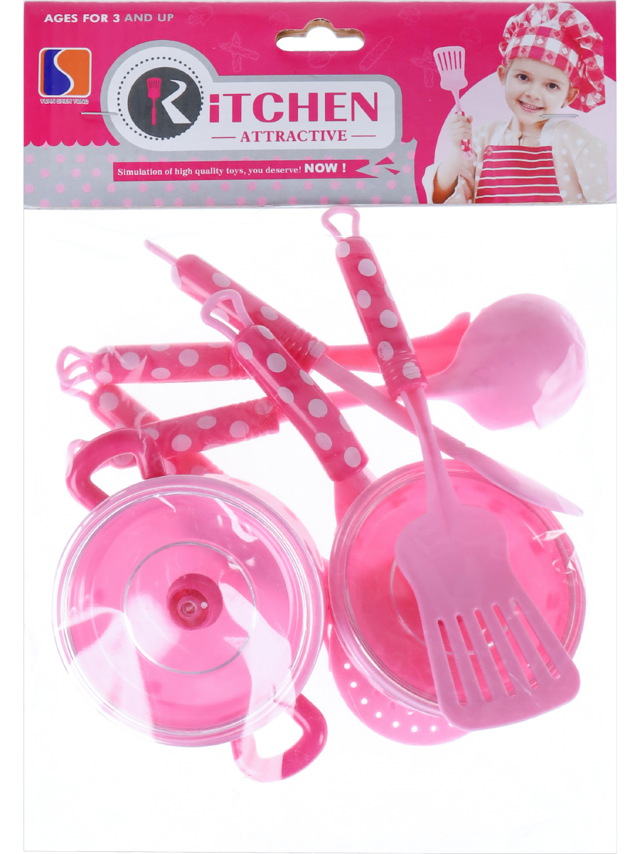 Игровой набор посуды (10 предметов) в пакете ( Арт. Y16657052) (Вид 5)