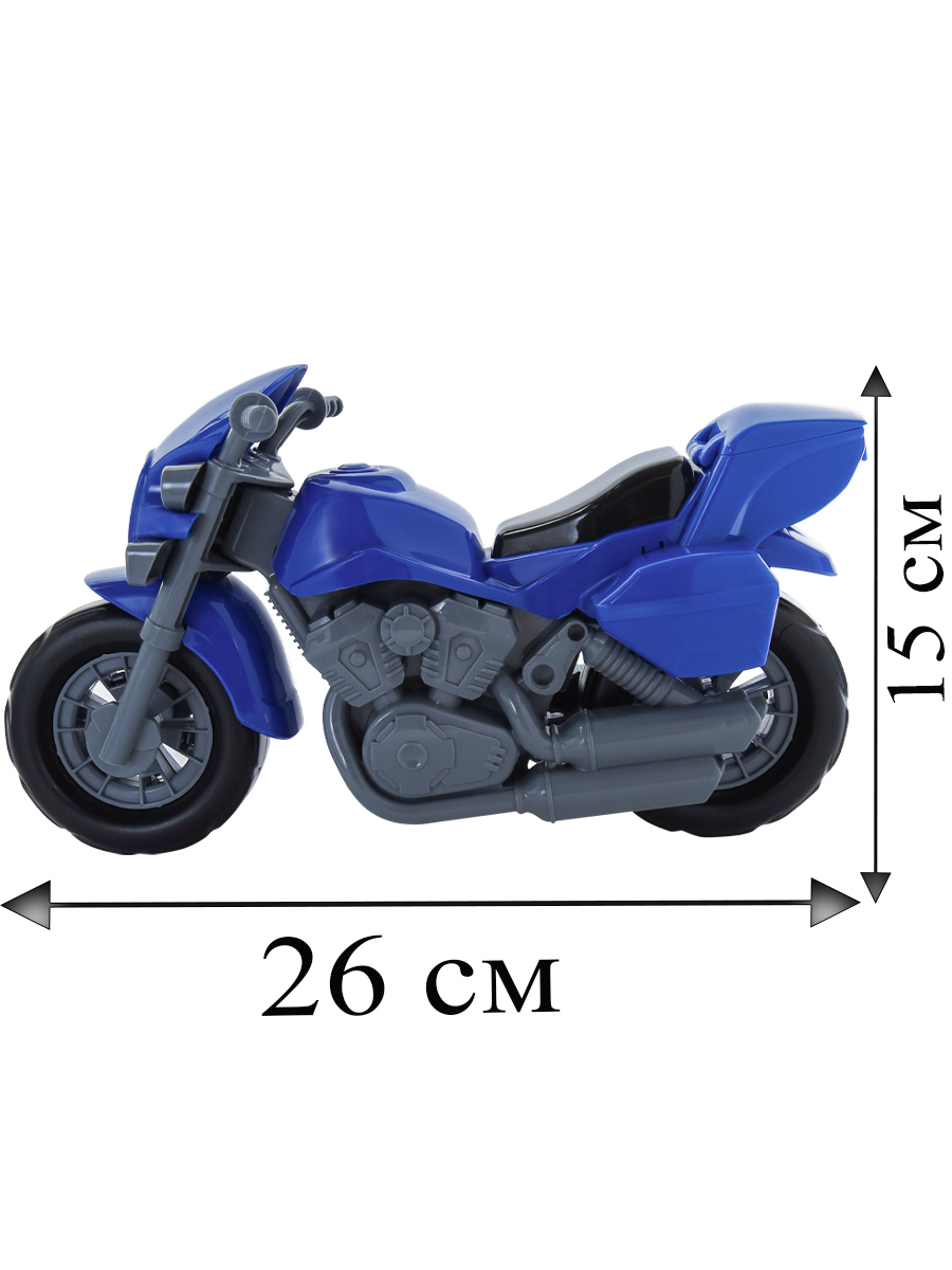 Мотоцикл Харли Синий И-3409 (Вид 3)