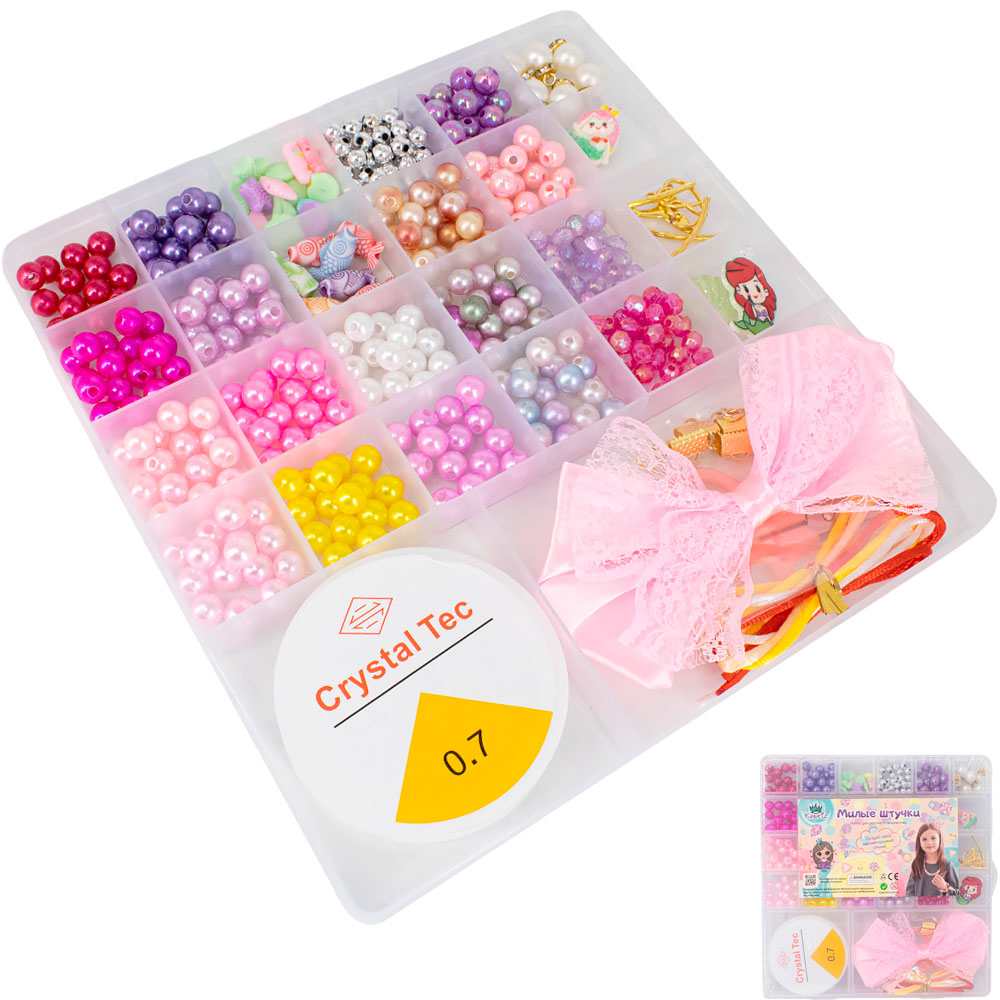 Набор бусин Miss Kapriz MKN088-6 в кор.