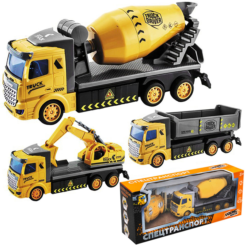 Спецтехника на радиоуправлении 007YSHT Строительная техника в кор.