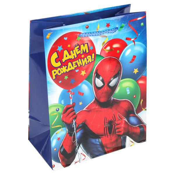 Пакет подарочный глянцевый м,супергерои,140 гр/м2 ЧУДО ПРАЗДНИК PM-130515-SP