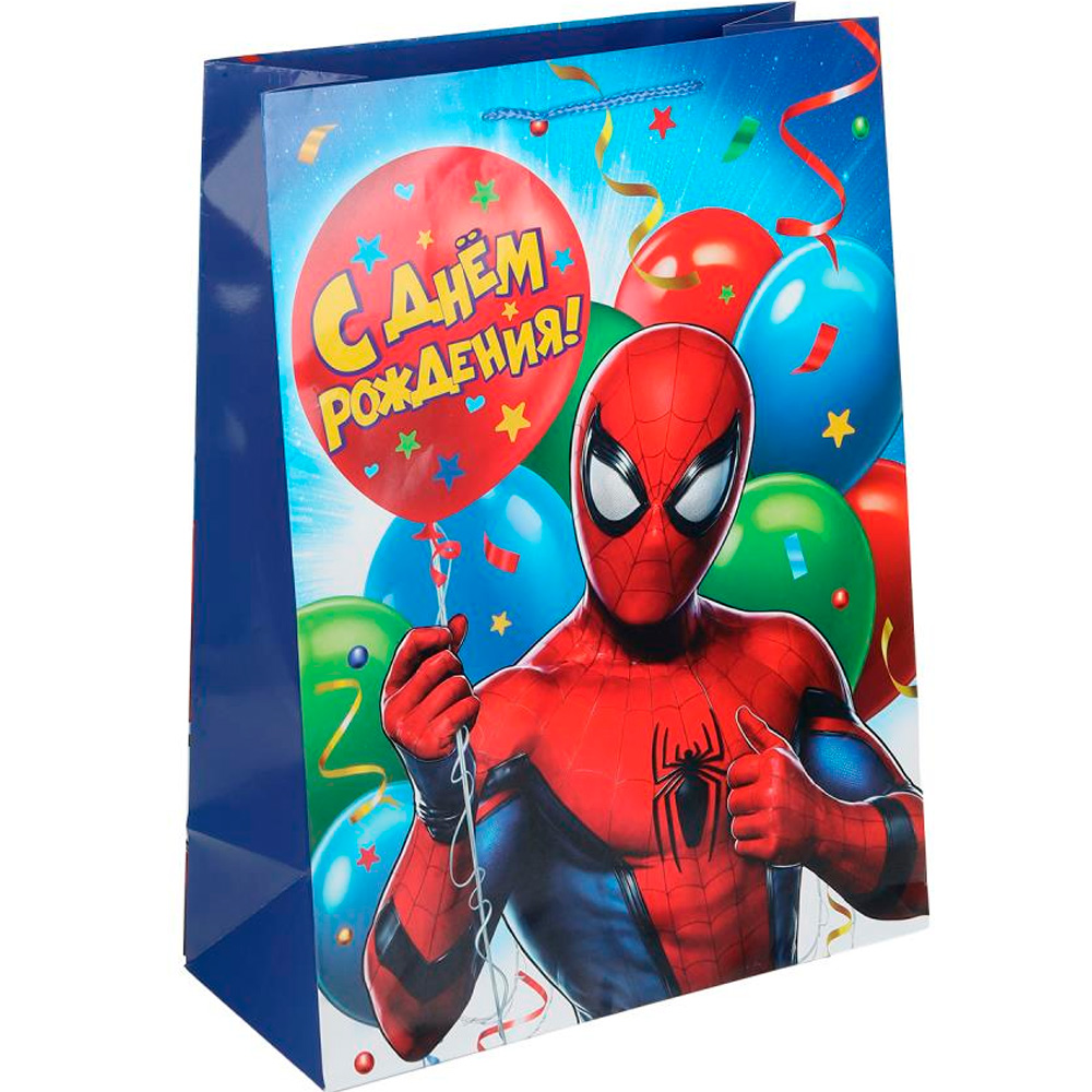 Пакет подарочный глянцевый ml,супергерой,140 гр/м2 ЧУДО ПРАЗДНИК PML-130516-SP (Вид 2)