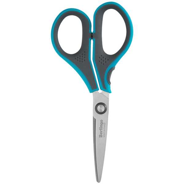 Ножницы 13 см. Smart tech синие 303277 (Вид 1)