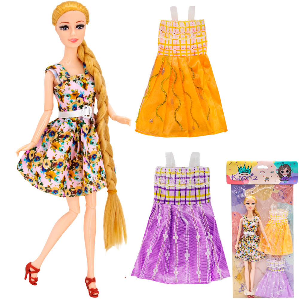 Кукла Miss Kapriz YSYY0920A с набором платьев в пак. (Вид 1)