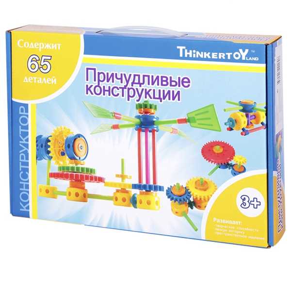 Конструктор Thinkertoy Причудливые конструкции (65 деталей) (Вид 2)